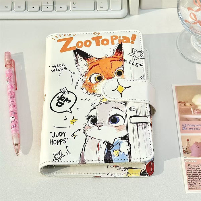 Wholesale Cute Cartoon A6 Softcover Magnetic Loose-Leaf Notebook
