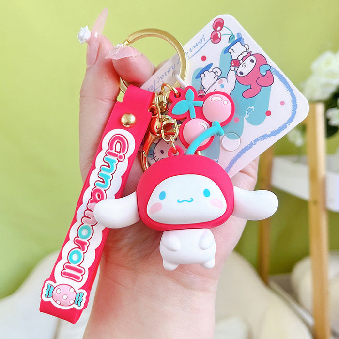 Wholesale Cherry Egg Bow Keychain JDC-KC-YanG007