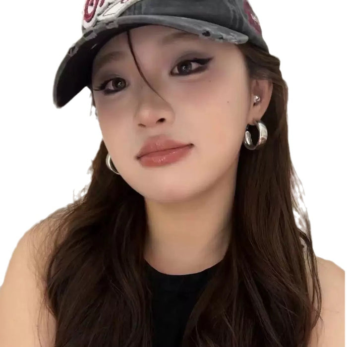 Wholesale Metal Circle Exaggerated Atmospheric Circle Ear Ring Female Charm Ear Accessories