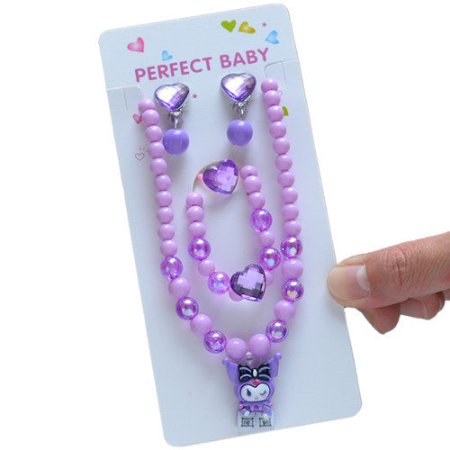 Wholesale Sweet Children Princess Jewelry Beaded Necklace