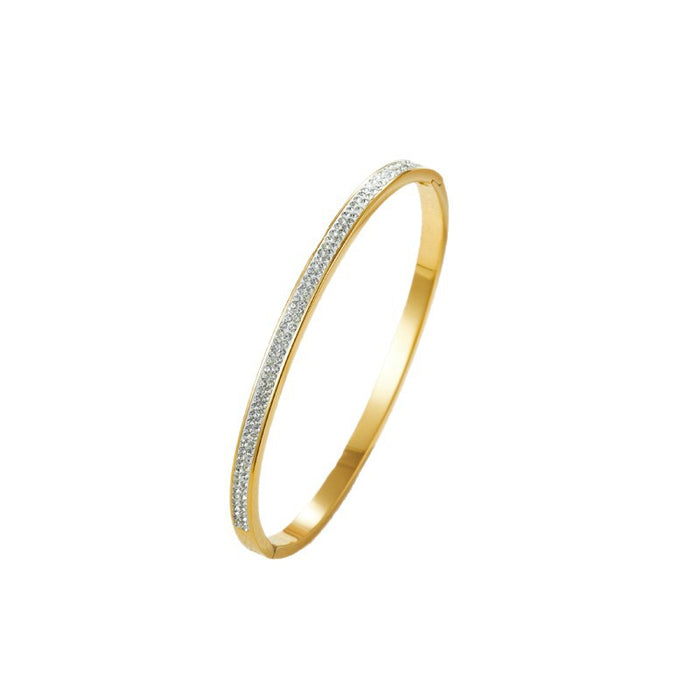 Wholesale Titanium steel bracelet gold and silver women's bangle