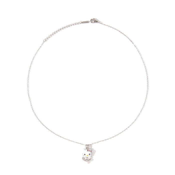 Wholesale Women's Stainless steel Necklace Sweet Cute Pendant choker necklace