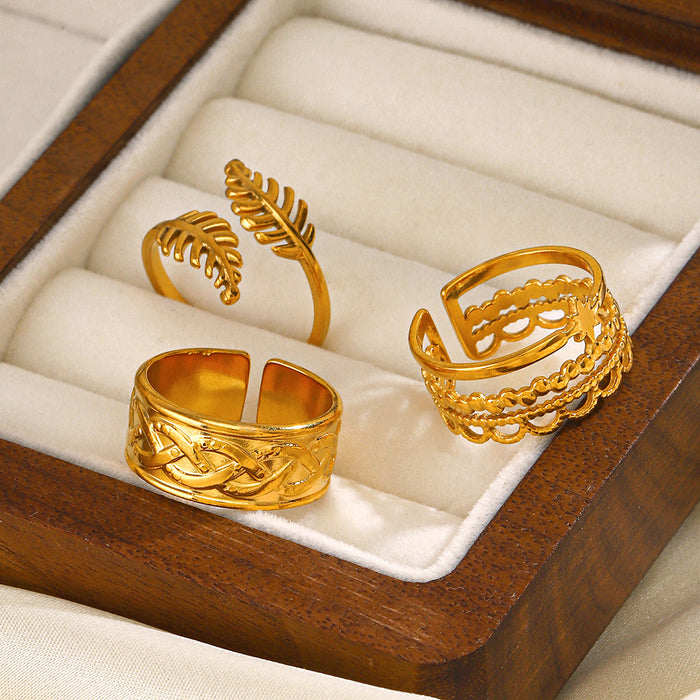 Wholesale Stainless steel Adjustable Rings female