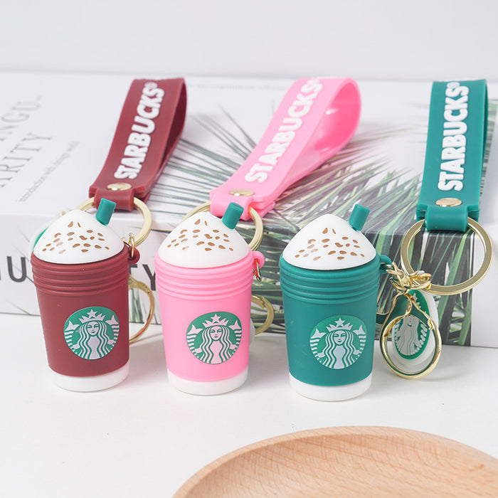 Wholesale Creative Starbucks Milk Tea Cup Keychain JDC-KC-HanC002