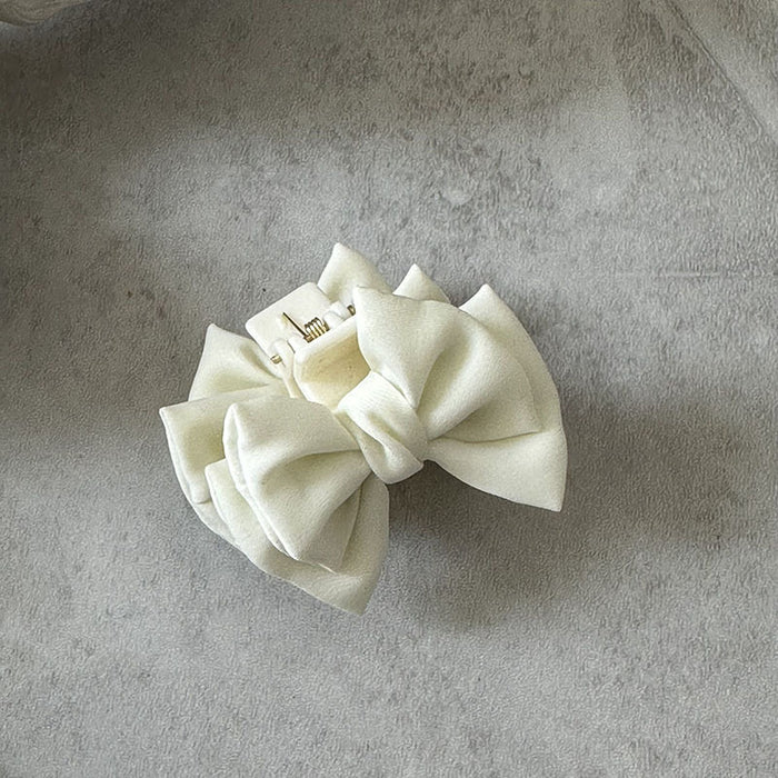 Wholesale Satin Bow Hair Accessories Grab Clip Head Shark Clip Hairpin Headwear