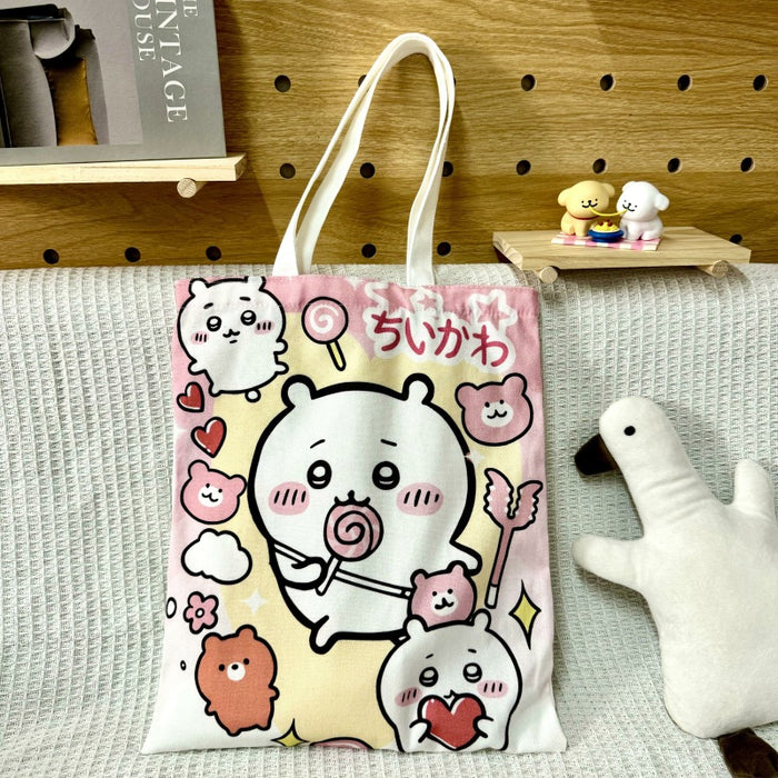 Wholesale Cute Cartoon Large-Capacity Canvas Shoulder Bag