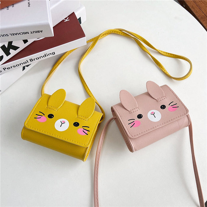 Wholesale Children's accessories, small bags, cute and stylish bunnies, one shoulder crossbody bags, mini cartoon baby coin purse