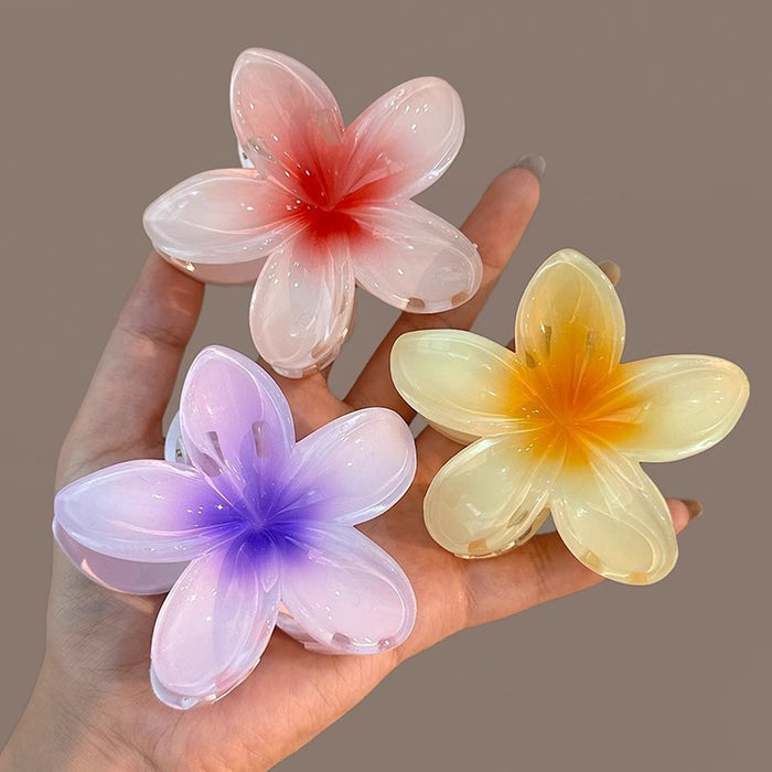 Wholesale Explosions Color Egg Flower Hair Clips
