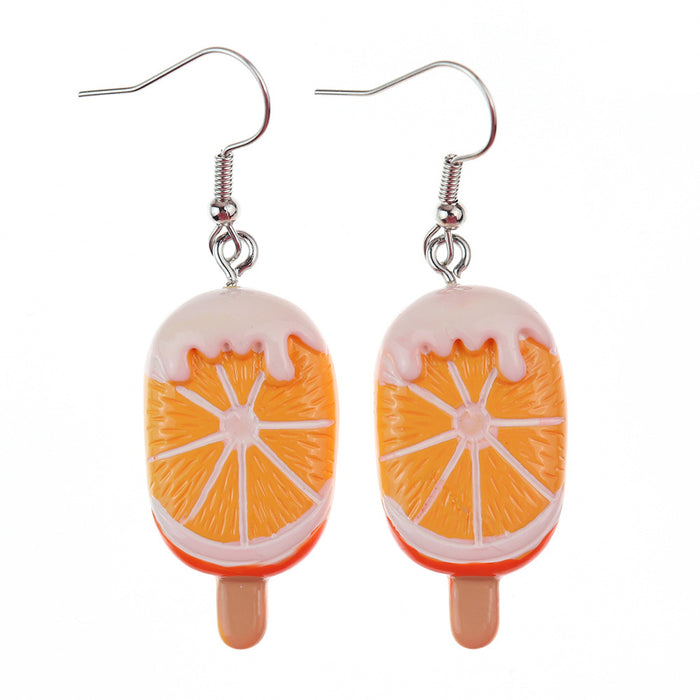 Wholesale Summer Ice Cream Popsicle Earrings JDC-ES-NiQing065