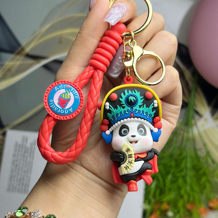 Wholesale  Panda Key Chain  Car Hanging Bag Accessories Keychain Pendant Doll Small Gift