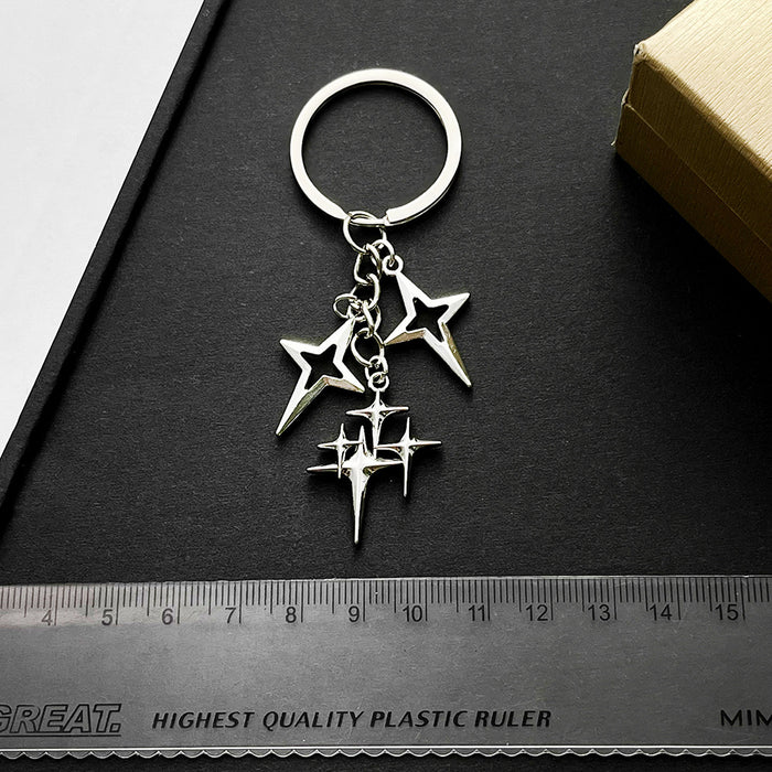 Wholesale Star Zinc Alloy Keychain JDC-KC-LuNeng002