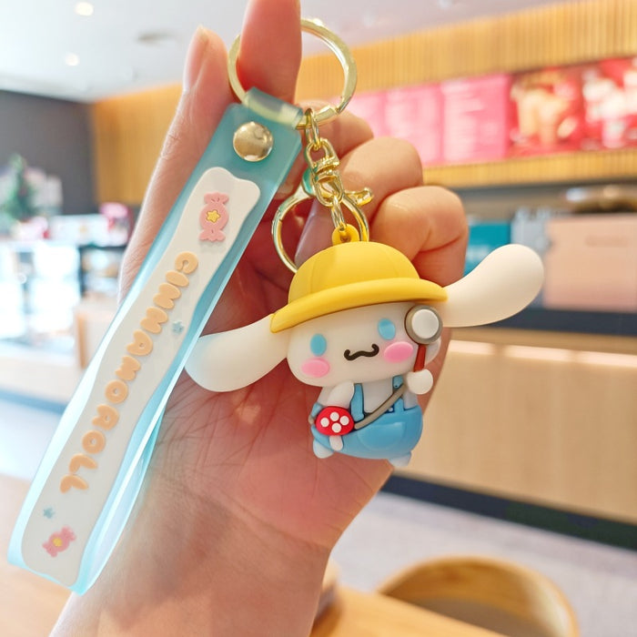 Wholesale Cute 3D Doll Silicone Keychain JDC-KC-MingT129