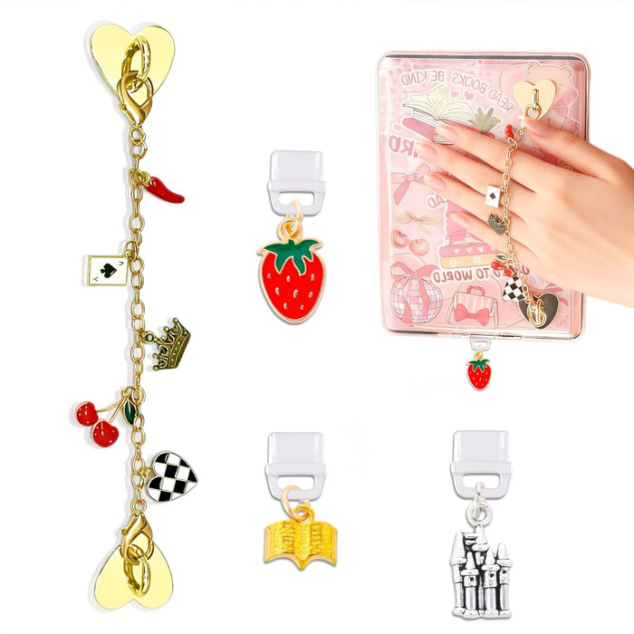 Wholesale Valentine' s Day pendant,  bow,  phone dust plug,  heart-shaped stand