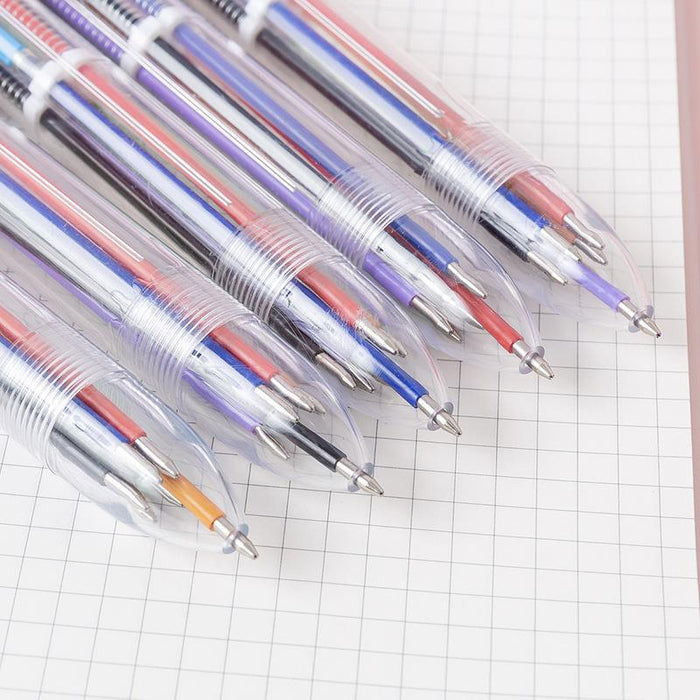 Wholesale Creative Cute Cartoon Multicolor Ballpoint Push Pen