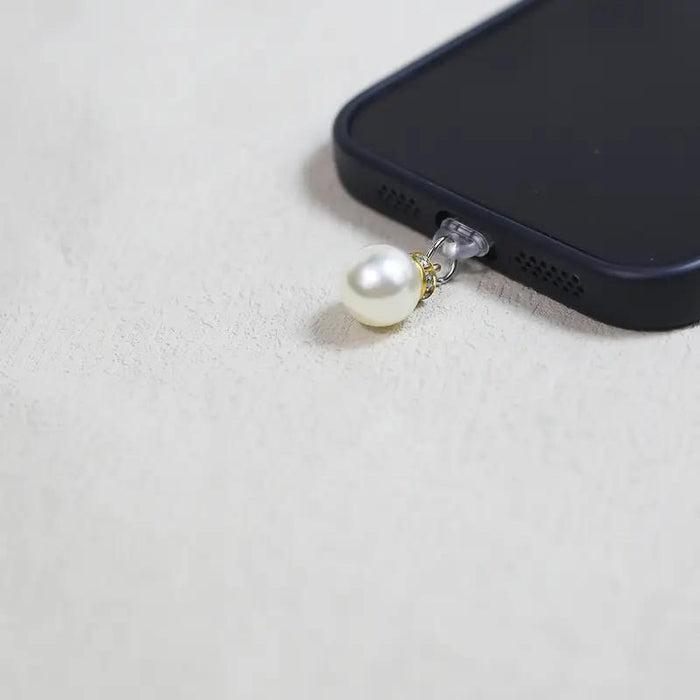 Wholesale Mobile Phone Stands pearl pendant mobile phone accessory decorative pendant