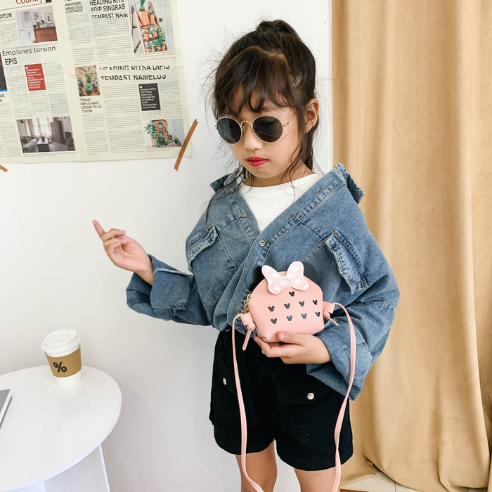 Wholesale Autumn and Winter Children's Bag Crossbody Shoulder Bag Girls Princess Cute Cartoon Bag Mini Bag