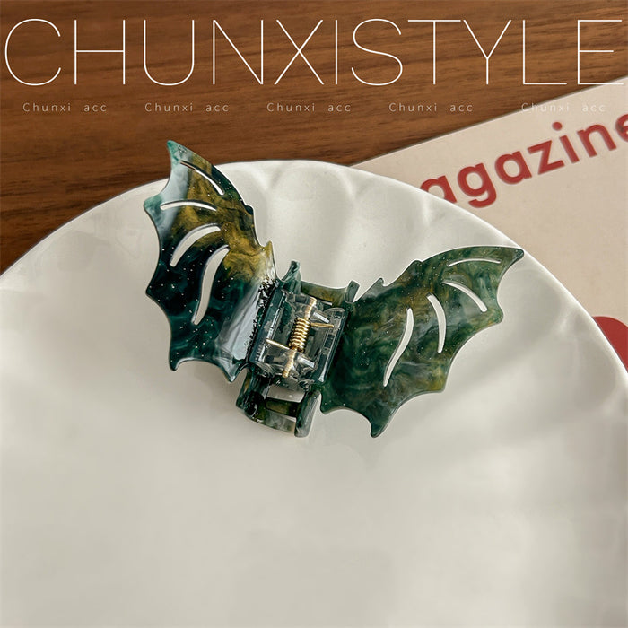 Wholesale  Gothic Bat Hair Claw Clip Acrylic Fashion Hair Accessory For Party And Gift