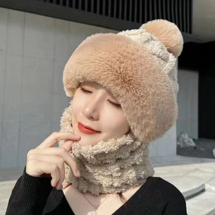 Wholesale Women's Winter Hat and Scarf JDC-FH-JW004