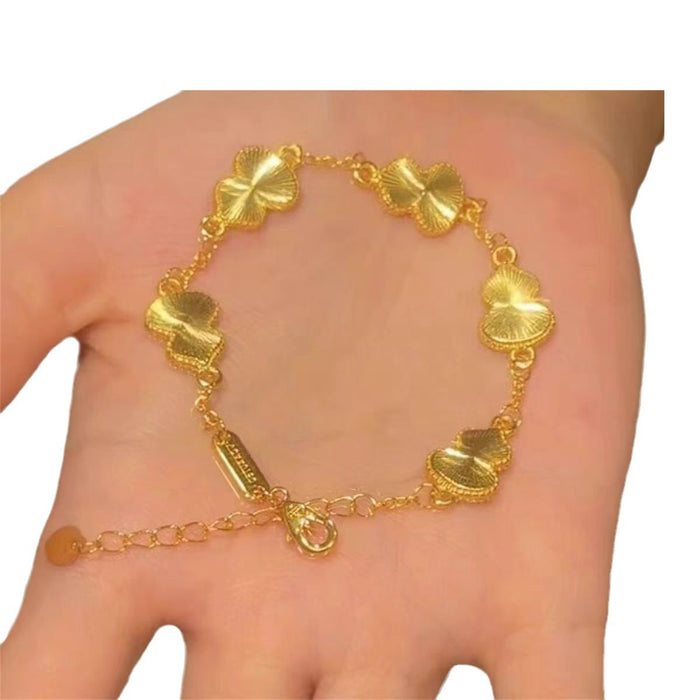 Wholesale Female brass gold-plated laser bracelet