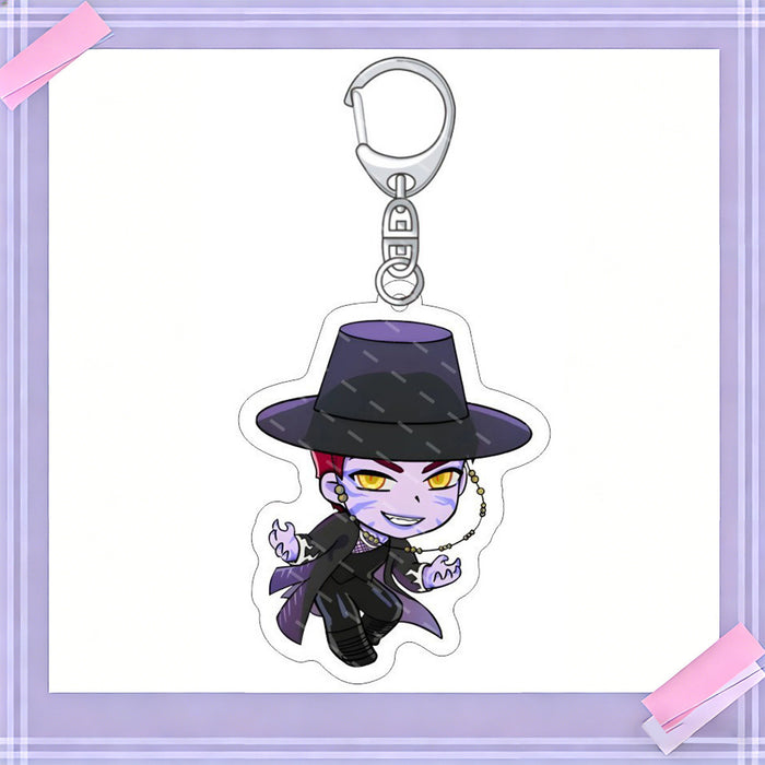 Wholesale 10pcs/set K-POP anime merchandise acrylic keychains and pendants