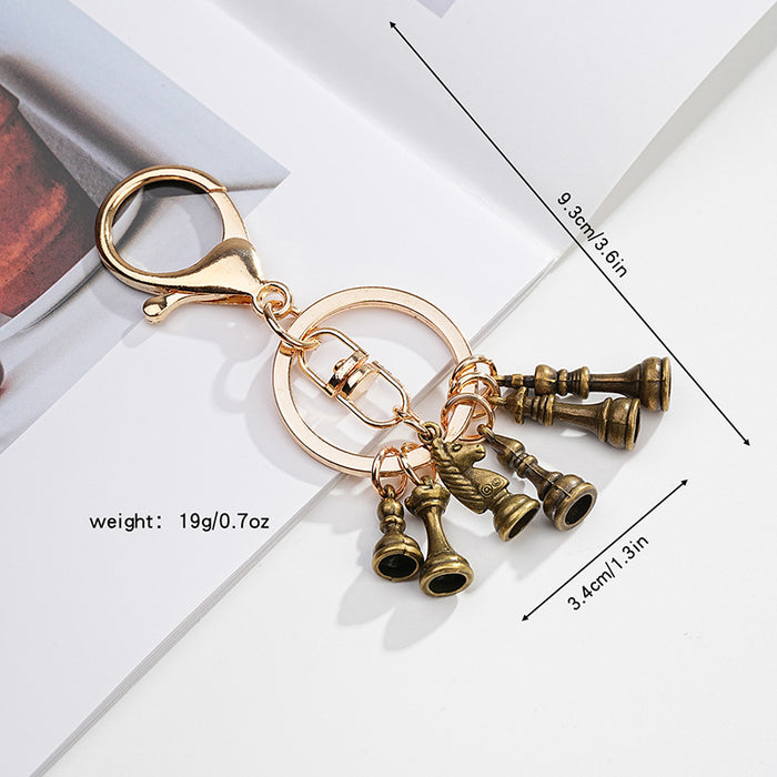 Wholesale Chess Alloy Keychain JDC-KC-HuiWen007