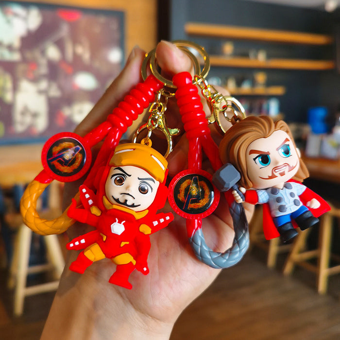 Wholesale Cartoon Doll Rubber Keychain JDC-KC-Tingm014