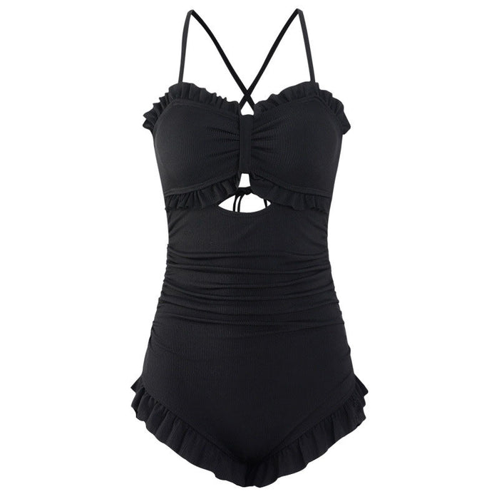 Wholesale Swimsuit one-piece sexy swimsuit conservative belly covering