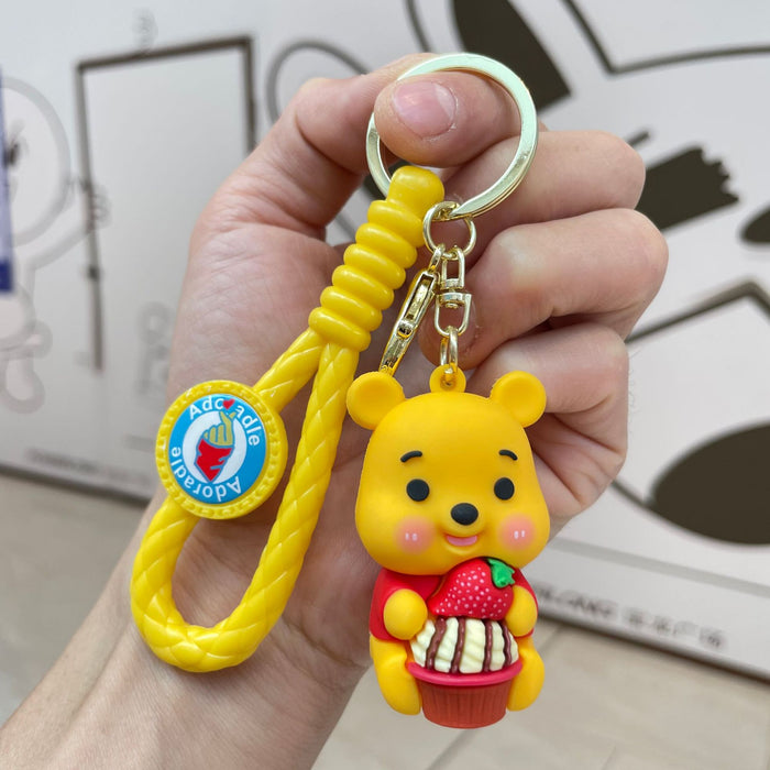 Wholesale Keychain Cartoon Doll Couple Bag Pendant Car Keychain Cute Small Gift Wholesale