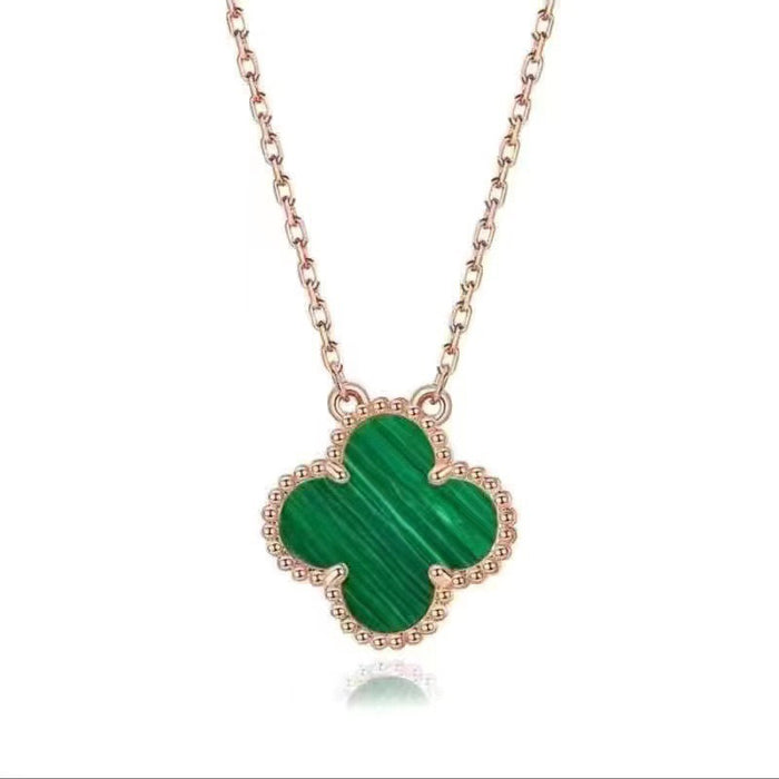 Wholesale Clover necklace, women's collarbone chain, lucky pendant