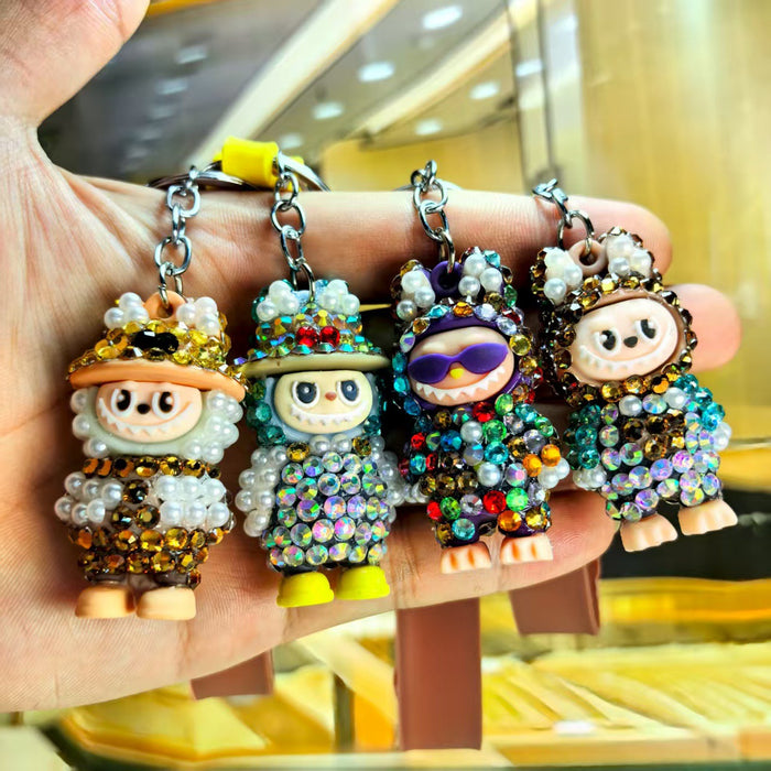 Wholesale 3D plush toys  backpack charms keychains