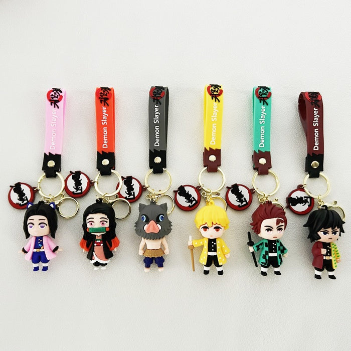 Wholesale PVC Cartoon Doll Keychain JDC-KC-WuYi262