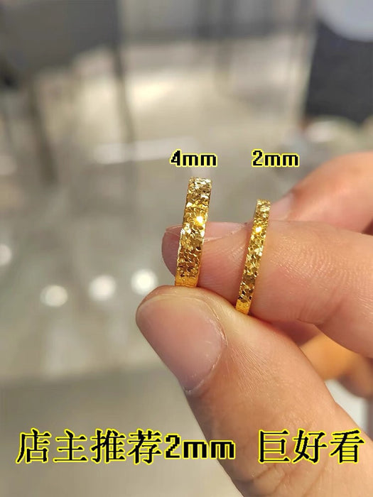 Wholesale Gold plated ring for men and women, slim design