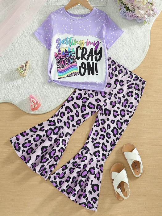 Wholesale Summer Letter Printed Trumpet Baby Clothes JDC-BC-QingY001