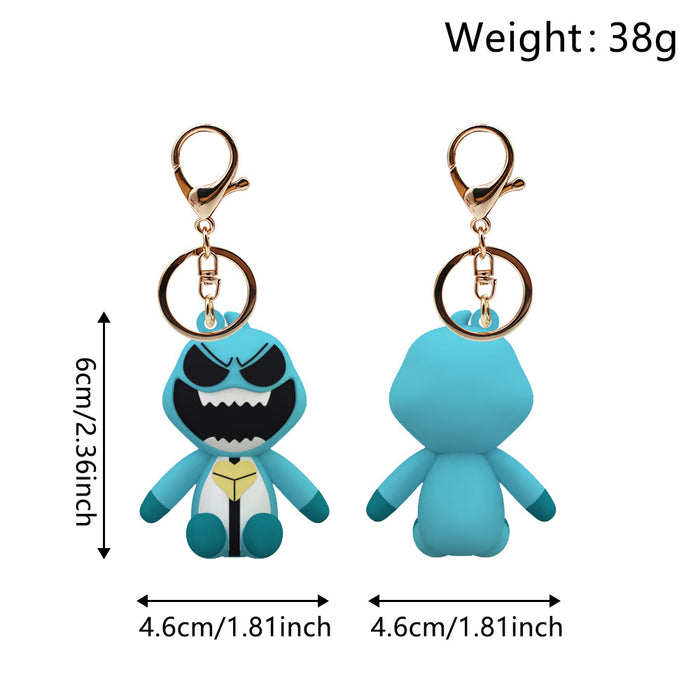 Wholesale Horror Cartoon Anime Silicone Keychains JDC-KC-HaoAn012