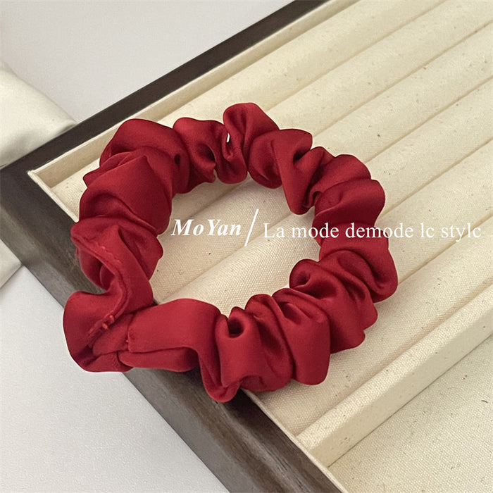 Wholesale New Year's red large intestine festival hair band hair rope headdress