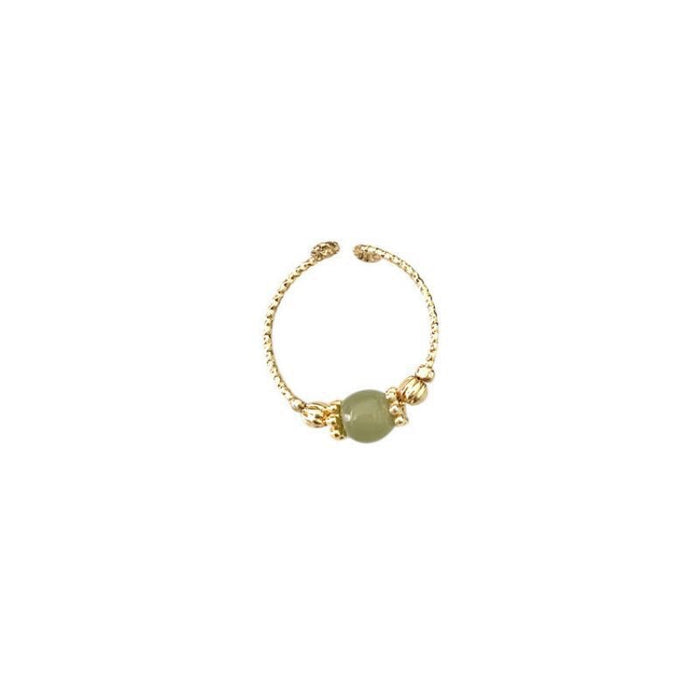 Wholesale The design of the ring is niche, light luxury, retro and open mouth bracelet