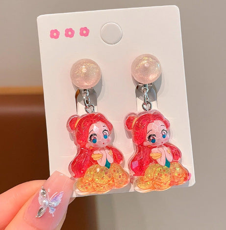 Wholesale Children' s Princess Jewelry Earrings