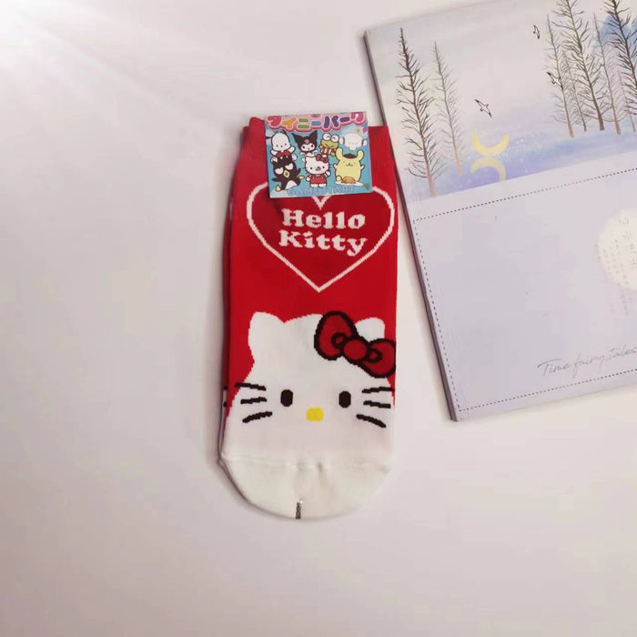 Wholesale Cotton Cartoon Short Socks JDC-SK-Xiasi005