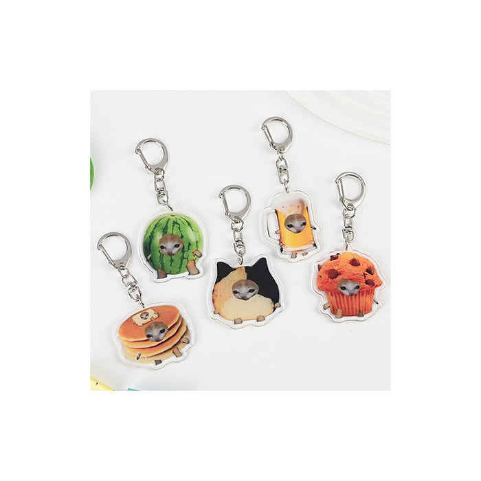 Wholesale Cute Cartoon Acrylic Keychain JDC-KC-XBK008