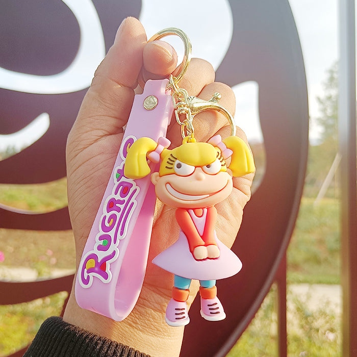 Wholesale Cute Soft PVC Soldier Figurine Keychain