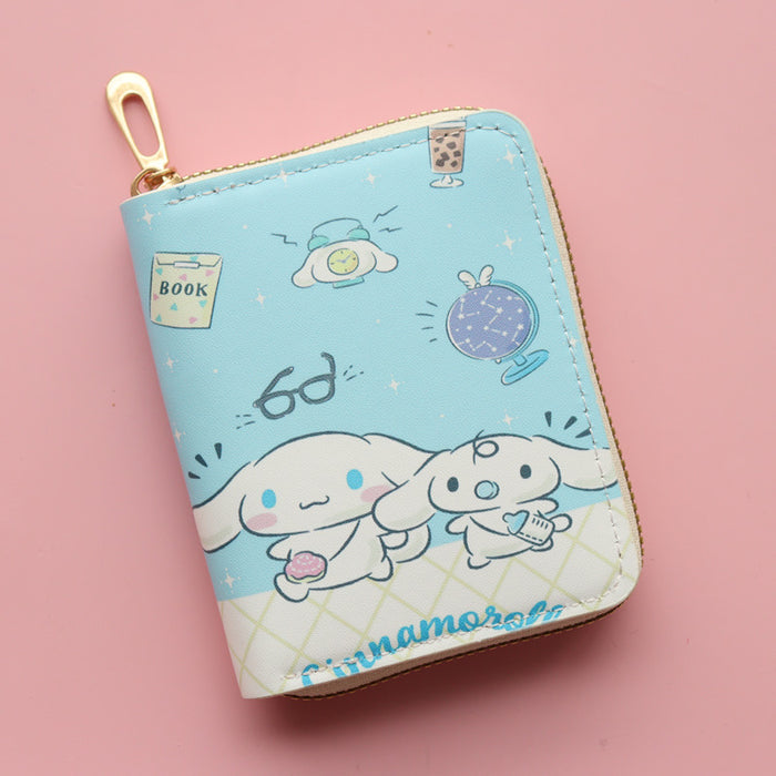 Wholesale PU Cartoon Printed Short Zipper Coin Purse JDC-WT-Jumei001