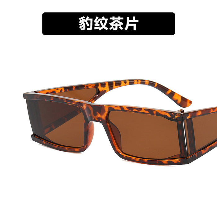 Wholesale New sunglasses for women, personalized square block trendy sunglasses