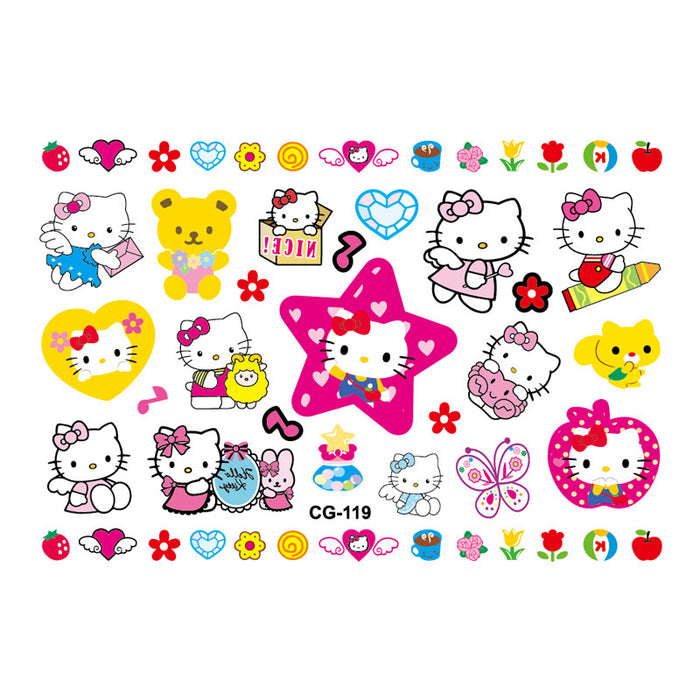 Wholesale Carttoon Tattoo Sticker Birthday Decorative Stickers