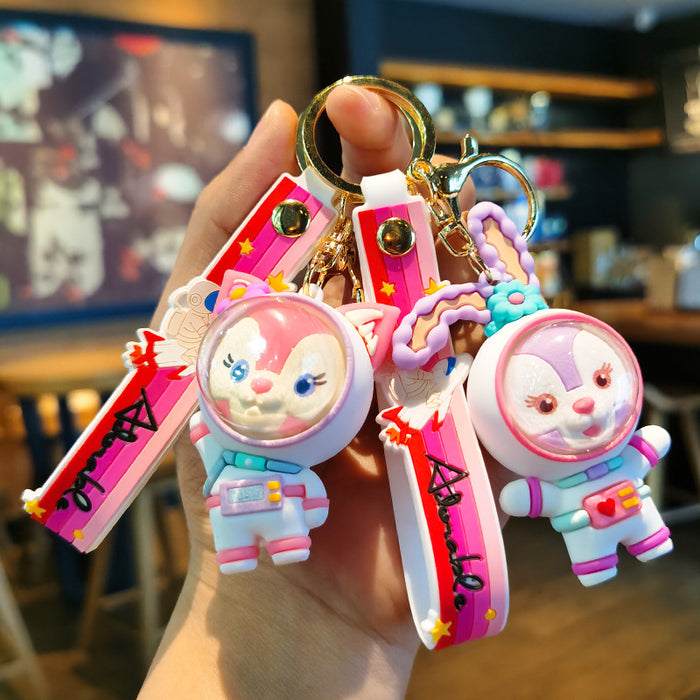 Wholesale Silicone Cartoon Doll Keychain JDC-KC-Tingm154