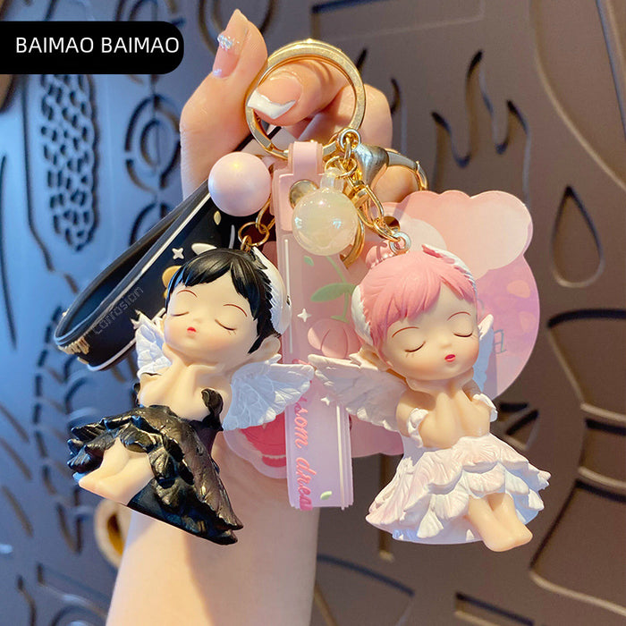 Wholesale Original cartoon keychain, cute and creative, exquisite keychain ring, backpack pendant