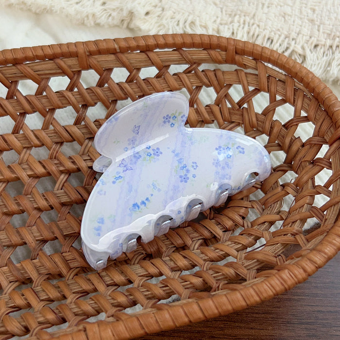 Wholesale PVC Plaid Claw Hair Clip - Retro Fashion Accessory