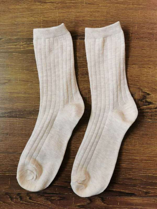 Wholesale Socks, mid tube, autumn long socks, anti odor, retro color, pile socks