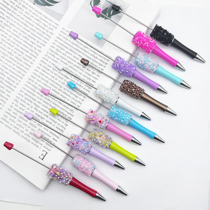 Wholesale Beadable Pens Resin Diamond Sequin DIY Pen JDC-PN-ZiCheng001