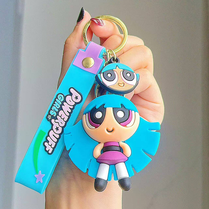 Wholesale Cute Cartoon Character Creative Silicone Keychains