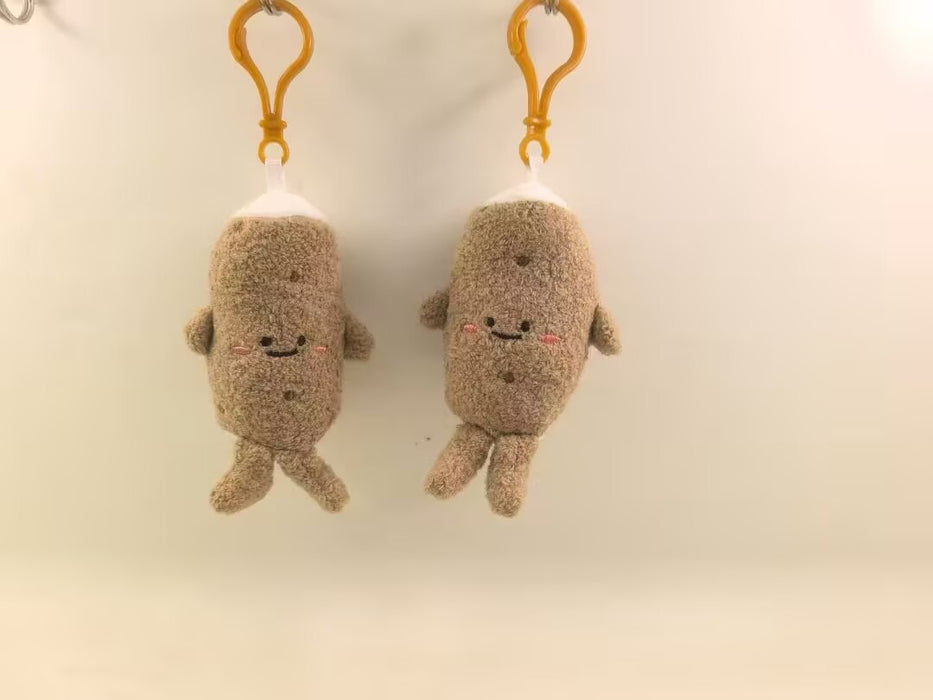 Wholesale Ganoderma lucidum plush pendant medicinal material doll morel keychain plush toy